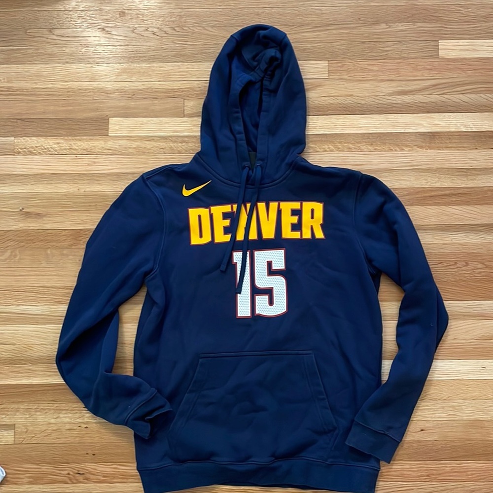 Nike Denver Nuggets Jokic 15 Navy Sweatshirt